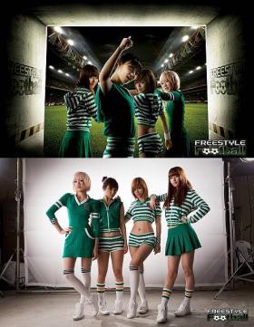 วง miss A โปรโมท Freestyle Football