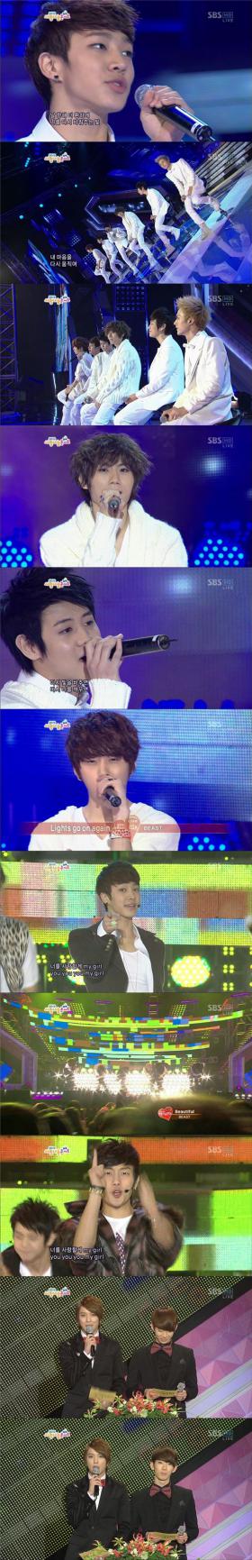 เกิดปัญหาในระบบเสียงระหว่างการแสดงของวง BEAST ในงาน Love Sharing!