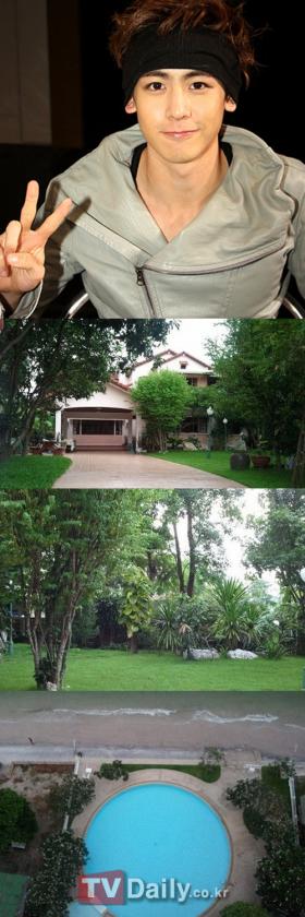 ภาพบ้านของนิชคุณ (Nichkhun) โพสท์ทางออนไลน์