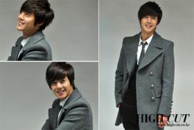 ภาพคิมฮยอนจุง (Kim Hyun Joong) สำหรับนิตยสาร High Cut!