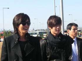 เบยองจุน (Bae Yong Joon) และคิมฮยอนจุง (Kim Hyun Joong) เดินทางไปญี่ปุ่นพร้อมกัน