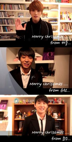 JYJ ส่งข้อความอวยพรคริสต์มาส!