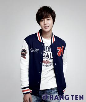 คิมฮยอนจุง (Kim Hyun Joong) เป็นพรีเซ็นเตอร์ Hang Ten