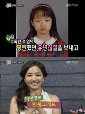 ปาร์คมินยอง (Park Min Young) เผยภาพในวัยเด็กของเธอ