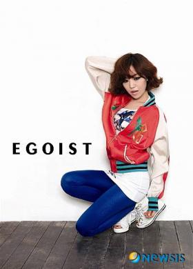 กาอิน (Ga In) เป็นนางแบบให้กับแบรนด์ Egoist!