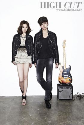 ชางมิน (Chang Min) และลียอนฮี (Lee Yeon Hee) ถ่ายแบบในนิตยสาร High Cut!