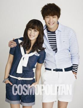 ภาพ Choi Daniel และนัมซางมิ (Nam Sang Mi) ในนิตยสาร Cosmopolitan