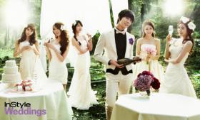 ปาร์คจองมิน (Park Jung Min) ถ่ายภาพกับวง Dal Shabet ในนิตยสาร In Style!