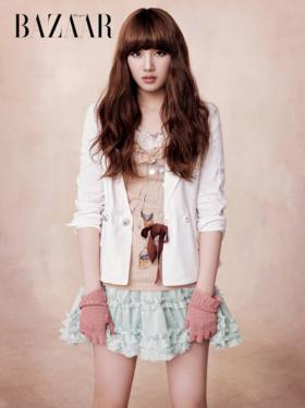 Suzy ถ่ายภาพในนิตยสาร Harper’s Bazaar!