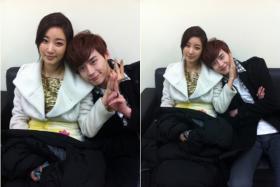 ภาพคิมซารัง (Kim Sa Rang) และลีจงซอค (Lee Jong Suk) ที่ถ่ายด้วยกัน