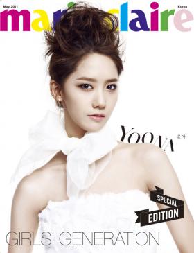 สมาชิกวง SNSD ถ่ายภาพในนิตยสารผู้หญิง Marie Claire!