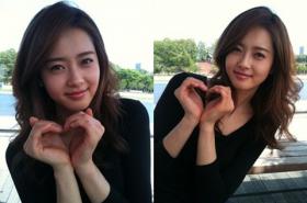 โกอารา (Go Ara) โชว์ความรักให้กับแฟนๆ ของเธอ