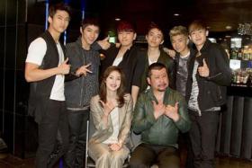 วง 2PM ไปร่วมการถ่ายทำละครเรื่อง BOSS2!