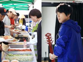 แฟนคลับจองยองฮวา (Jung Yong Hwa) นำอาหารมาเลี้ยงทีมงานละคร!