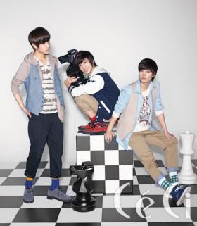 วงนักร้องใหม่ Boyfriend ถ่ายภาพใน CeCi!