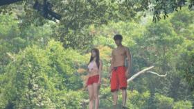 ภาพนิชคุณ (Nichkhun) และ Victoria ถ่ายงานโฆษณาของ Caribbean Bay