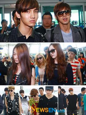 สมาชิกใน SM เดินทางไปปารีสสำหรับคอนเสิร์ต SM Town Live in Paris 