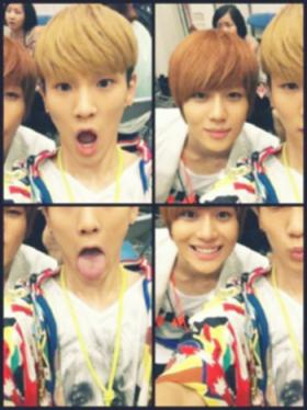 คีย์ (Key) และแทมิน (Tae Min) จากวง SHINee ทักทายแฟนๆ จากญี่ปุ่น