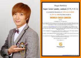 ลีทึก (Lee Teuk) ขอบคุณแฟนๆ ที่ฉลองครบรอบวันเกิด 29 ปีของเขา!