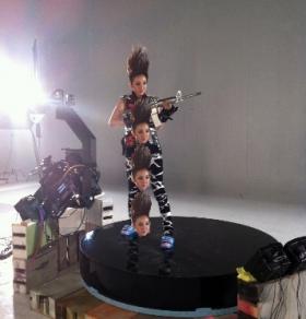 ซานดารา ปาร์ค (Sandara Park) อัพโหลดภาพจากการถ่ายทำ MV