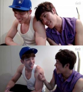 ชางมิน (Changmin) และลีฮยอน (Lee Hyun) โชว์หุ่นแมนของพวกเขา!