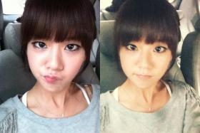 ใบหน้าที่ดูเด็กของฮันซึงยอน (Han Seung Yeon) 
