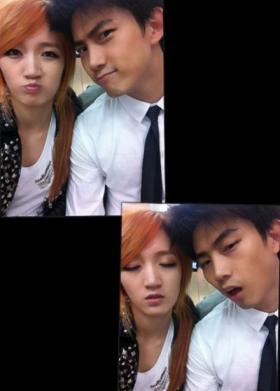  Jia อัพโหลดภาพของเธอที่ถ่ายกับแทคยอน (Taecyeon) 