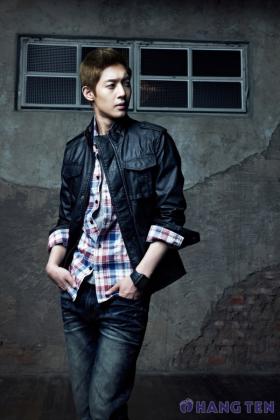 คิมฮยอนจุง (Kim Hyun Joong) ถ่ายภาพให้กับแบรนด์ Hang Ten 