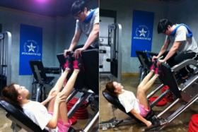 คังจิยอง (Kang Ji Young) พยายามเพื่อขาที่เรียวสวย