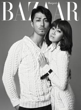 ชาซึงวอน (Cha Seung Won) และกงฮโยจิน (Gong Hyo Jin) ถ่ายภาพในนิตยสาร Harper&#039;s Bazaar