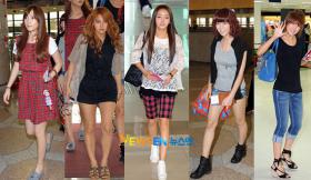 แฟชั่นแอร์พอร์ตของสมาชิกวง Kara!