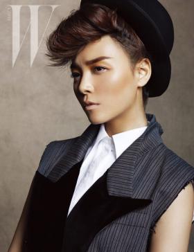 ยูบิน (Yu Bin) และซอนเย (Sun Ye) ถ่ายภาพสำหรับนิตยสาร W