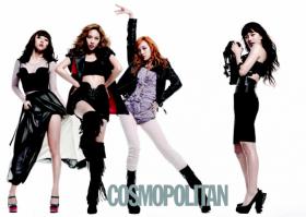 วง miss A ถ่ายภาพในนิตยสาร Cosmopolitan 