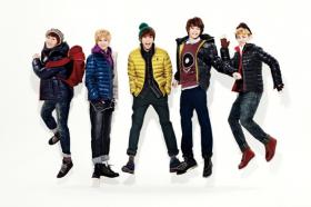 ภาพวง SHINee สำหรับคอลเลคชั่นฤดูใบไม้ร่วง 2011 แบรนด์ MayPole!