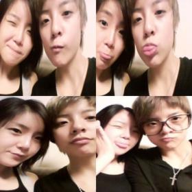 ฮยอนยอง (Hyun Young) ถ่ายภาพกับ Amber!