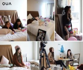 Krystal และซอลลี่ (Sulli) เดินทางไปที่เกาะเชจูเพื่องานถ่ายภาพ QUA