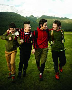 วง Big Bang ถ่ายภาพโฆษณาของ North Face 