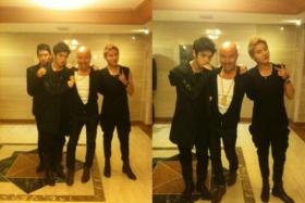 ฮงซอกชอน (Hong Suk Chun) ถ่ายภาพกับ JYJ!
