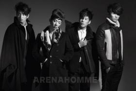ภาพของวง 2AM สำหรับการถ่ายภาพของ ARENA 