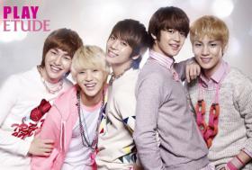 วง SHINee ถูกเลือกให้เป็นพรีเซ็นเตอร์เครื่องสำอางค์ Etude House