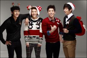 ภาพวง 2AM สำหรับคอนเสิร์ตคริสต์มาส!