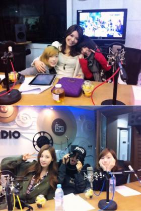 สมาชิกวง SNSD เป็นแขกรับเชิญรายการวิทยุ Shimshimtapa ของชินดง (Shin Dong) 