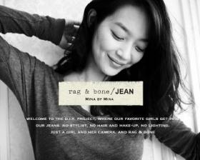ชินมินอา (Shin Min Ah) เป็นนางแบบพรีเซ็นเตอร์แบรนด์เครื่องแต่งกายอเมริกัน rag &amp; bone