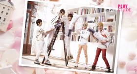 วง SHINee เป็นนายแบบพรีเซ็นเตอร์ใหม่ให้กับเครื่องสำอางค์แบรนด์ Etude 