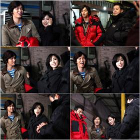 อึนจอง (Eun Jung) ไปเยี่ยมกองถ่ายทำของลีจางวู (Lee Jang Woo) 