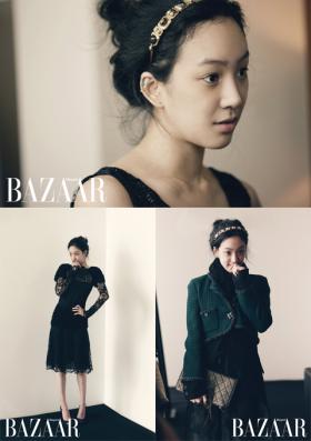 จองริววอน (Jung Ryeo Won) ถ่ายภาพในนิตยสาร Harper’s Bazaaar
