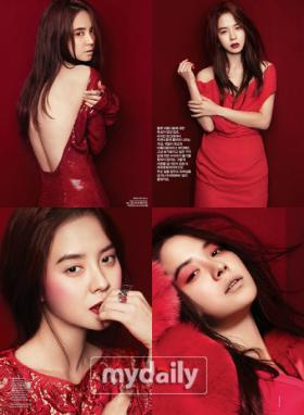 ซงจิฮโย (Song Ji Hyo) ถ่ายภาพในนิตยสาร Bazaar 