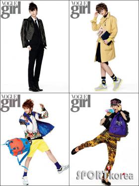 วง Boyfriend ถ่ายภาพในนิตยสารผู้หญิง Vogue