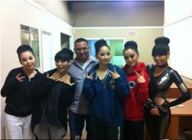 ภาพวง Wonder Girls ถ่ายทำ MV เพลง Like Money!