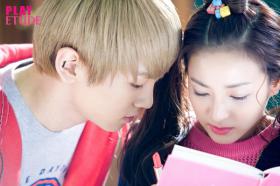 Etude เผยภาพโฆษณาวง SHINee และซานดารา ปาร์ค (Sandara Park) 